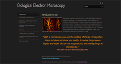Desktop Screenshot of biologicalelectronmicroscopy.com
